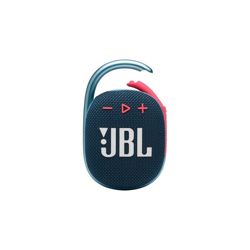JBL Clip 4, Lautsprecher(blau/rosa, Bluetooth 5.1, IP67)