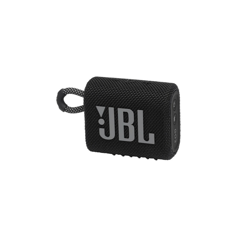 JBL GO 3, Lautsprecher(schwarz, Bluetooth, USB-C)