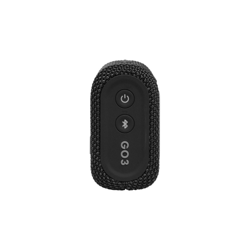 JBL GO 3, Lautsprecher(schwarz, Bluetooth, USB-C)