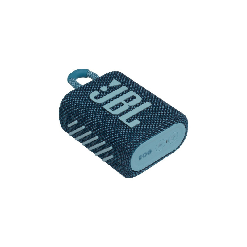 JBL GO 3, Lautsprecher(blau, Bluetooth, USB-C)