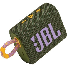 JBL GO 3, Lautsprecher(grün, Bluetooth, USB-C)