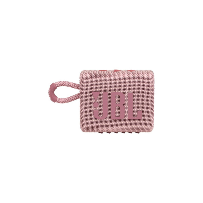 JBL GO 3, Lautsprecher(pink, Bluetooth, USB-C)