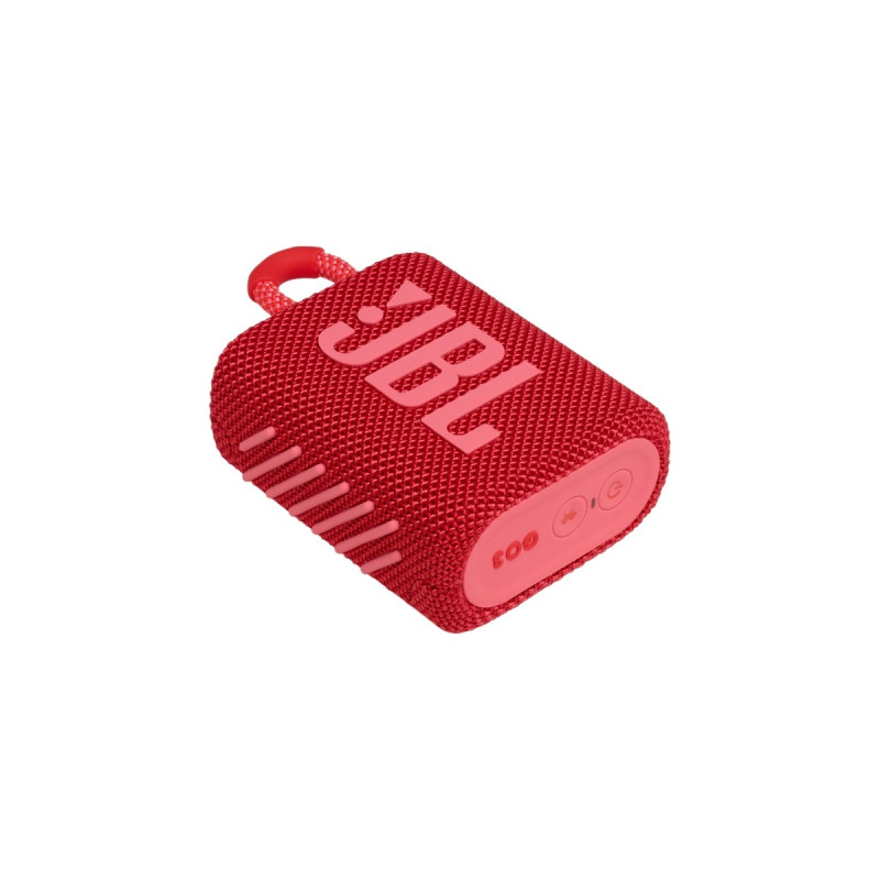 JBL GO 3, Lautsprecher(rot, Bluetooth, USB-C)