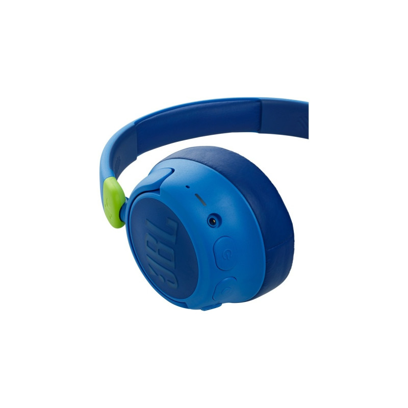 JBL JR460 NC, Headset(blau, Bluetooth, Klinke, USB-C)