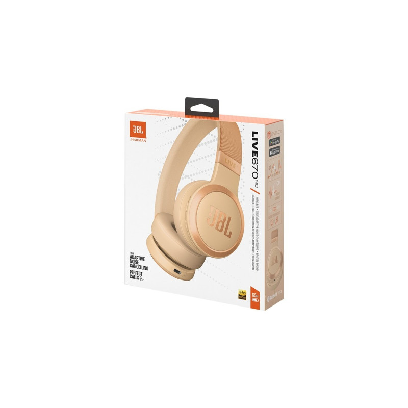 JBL LIVE 670NC, Kopfhörer(hellrosa)