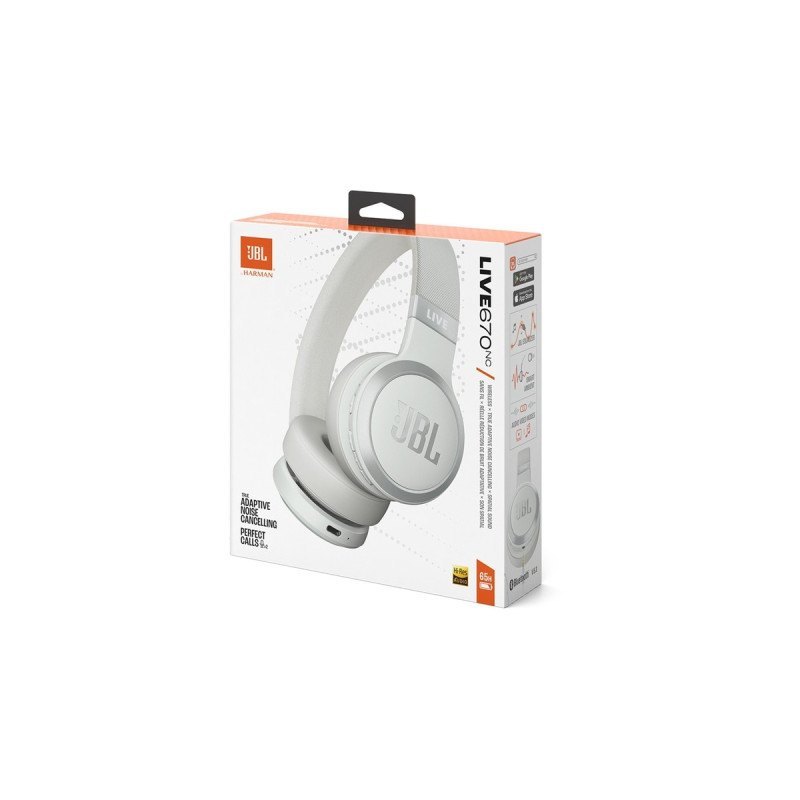 JBL LIVE 670NC, Kopfhörer(weiß)