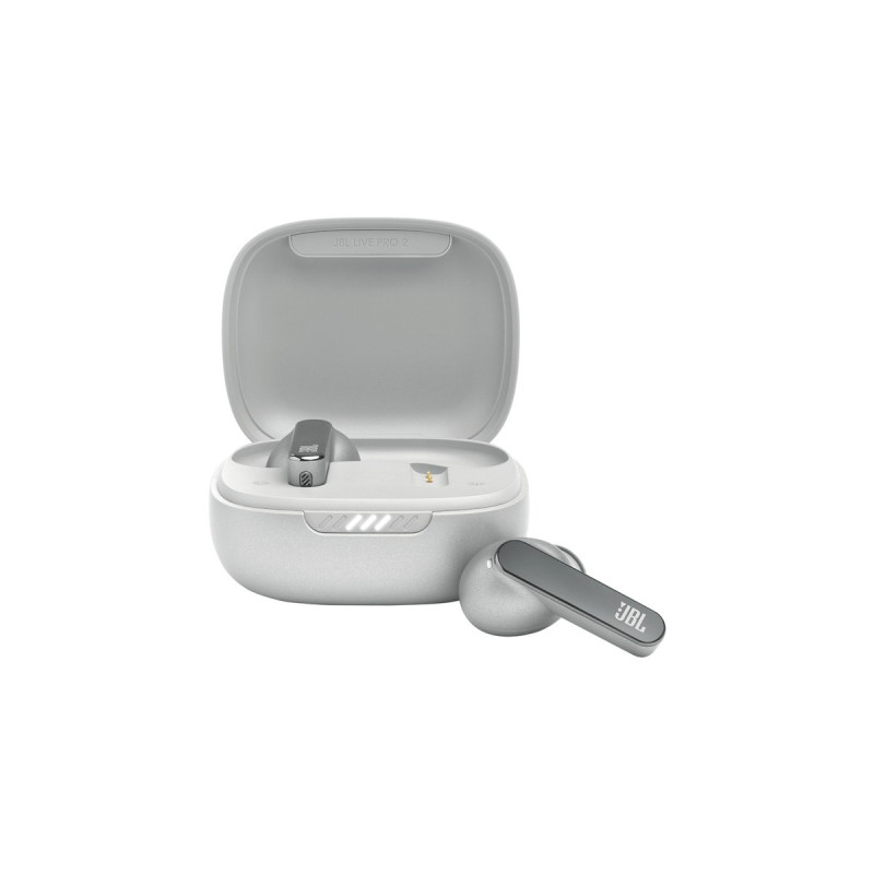 JBL Live Pro 2 TWS, Kopfhörer(silber, IPX5, Bluetooth, USB-C)