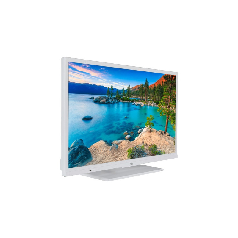 JVC LT-24VH5156W, LED-Fernseher(61 cm (24 Zoll), weiß, WXGA, Triple Tuner, SmartTV)