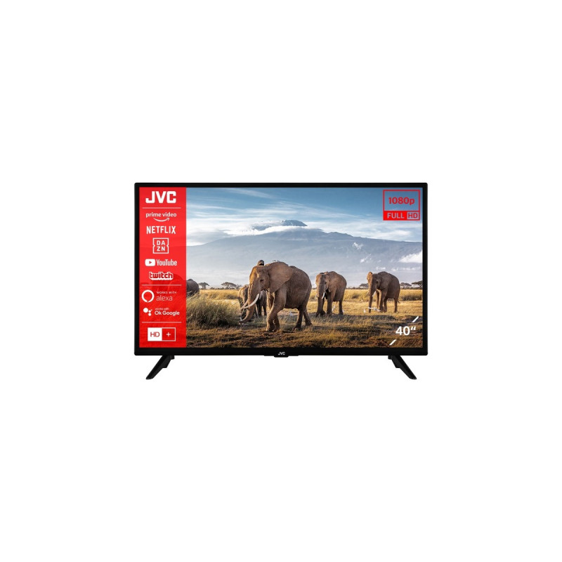 JVC LT-40VF3056, LED-Fernseher(108 cm (43 Zoll), schwarz, WXGA, Triple Tuner, SmartTV)