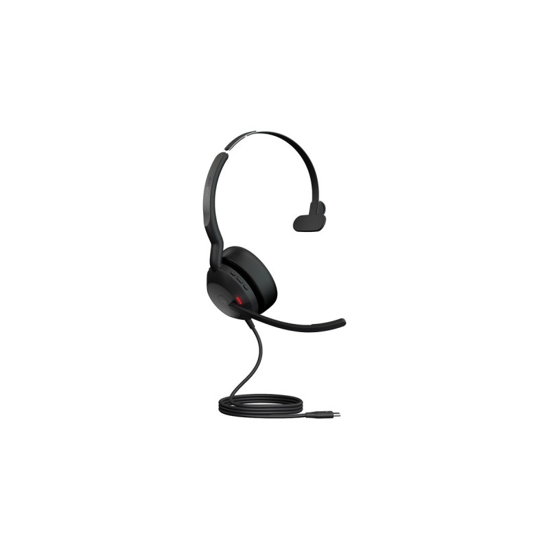 Jabra Evolve2 50, Headset(schwarz, Mono, Microsoft Teams, USB-C)