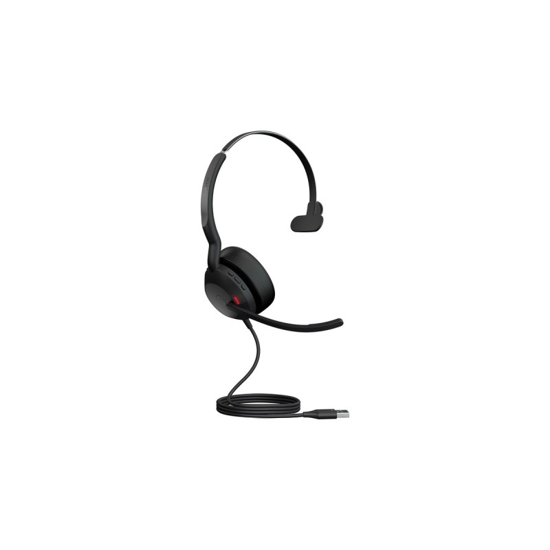 Jabra Evolve2 50, Headset(schwarz, Mono, Microsoft Teams, USB-A)