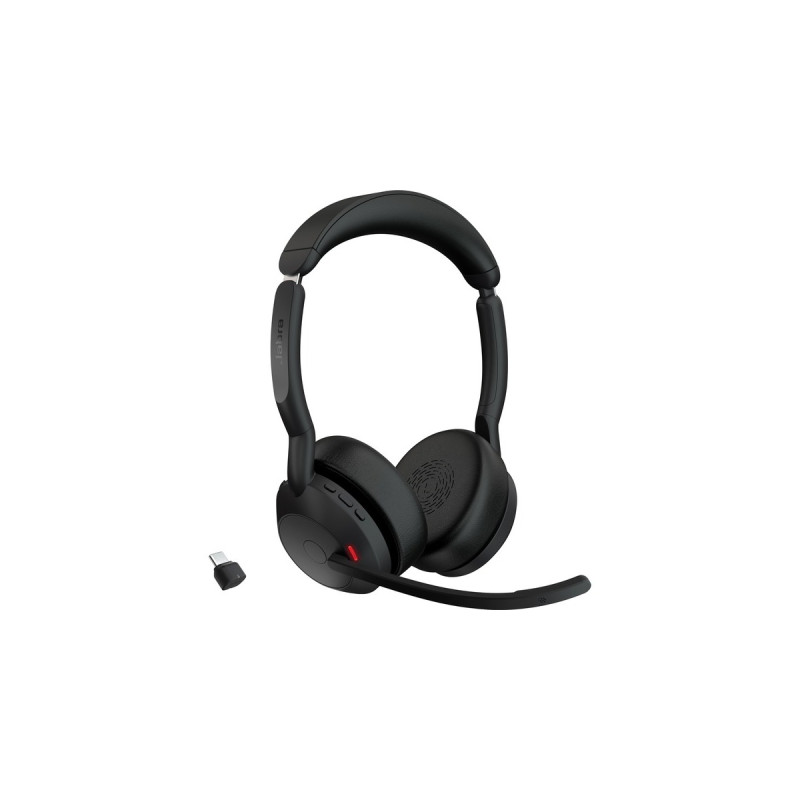 Jabra Evolve2 55, Headset(schwarz, Stereo, UC, USB-C, Link380c)