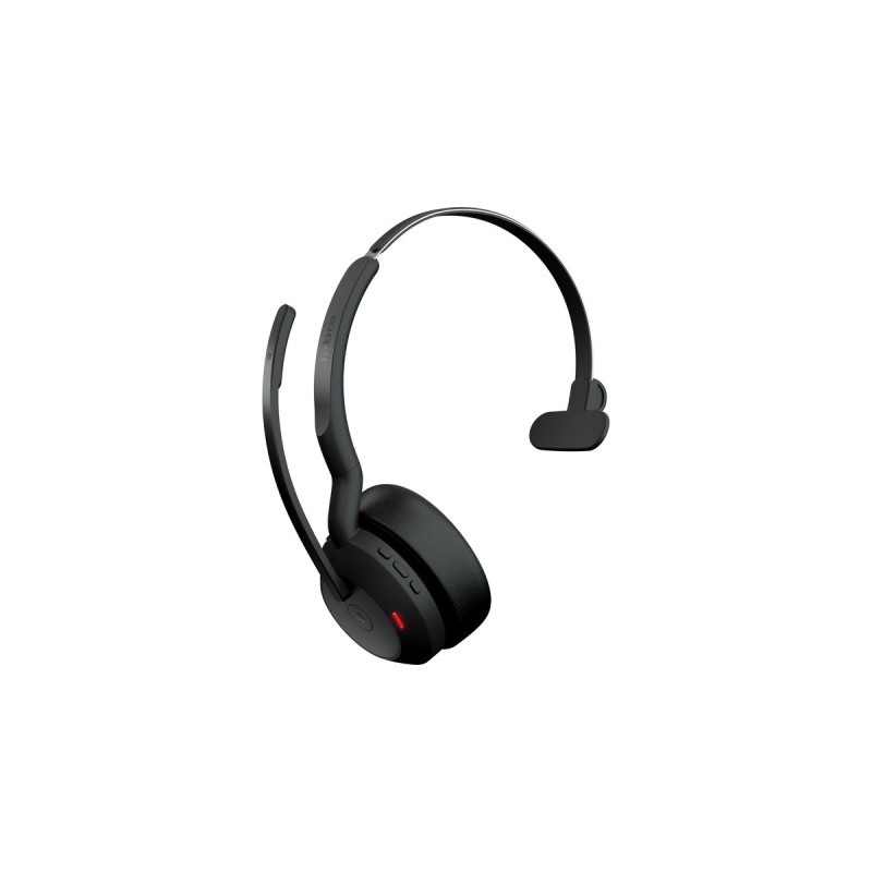 Jabra Evolve2 55, mit Ladestation, Headset(schwarz, Mono, Microsoft Teams, USB-A, Link380a)