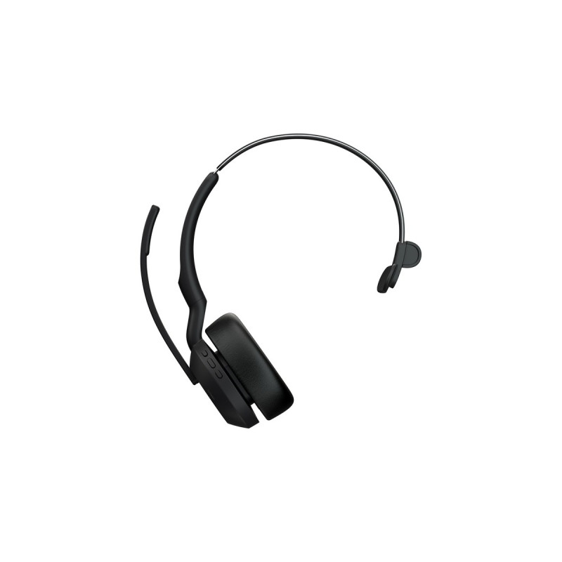 Jabra Evolve2 55, mit Ladestation, Headset(schwarz, Mono, Microsoft Teams, USB-A, Link380a)