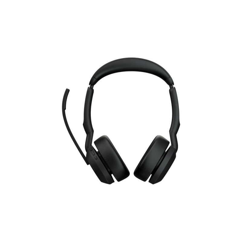 Jabra Evolve2 55, mit Ladestation, Headset(schwarz, Stereo, UC, USB-C, Link380c)