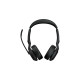 Jabra Evolve2 55, mit Ladestation, Headset(schwarz, Stereo, Microsoft Teams, USB-C, Link380c)