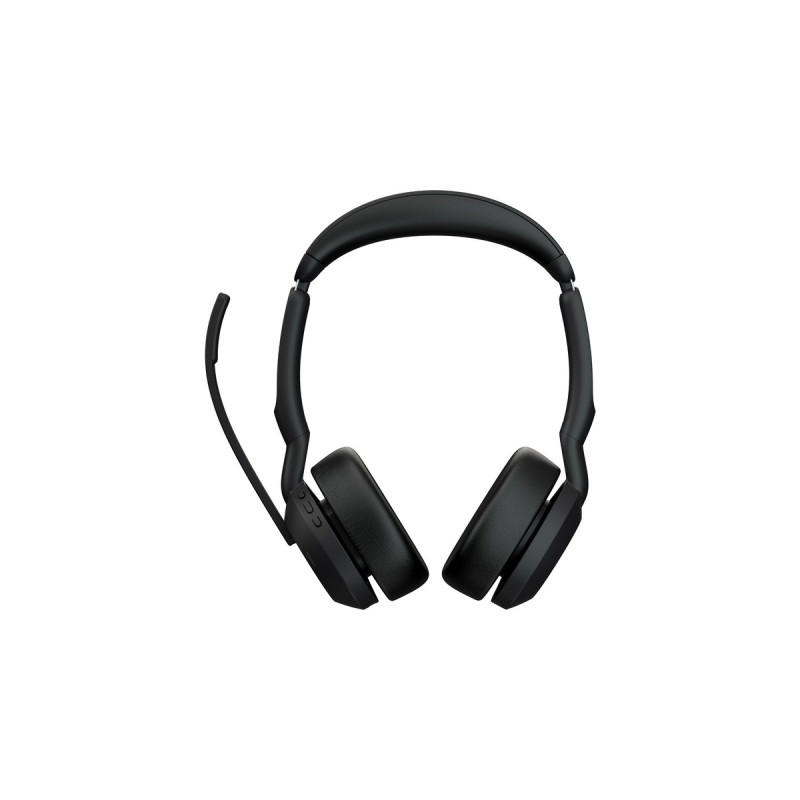 Jabra Evolve2 55, mit Ladestation, Headset(schwarz, Stereo, Microsoft Teams, USB-A, Link380a)