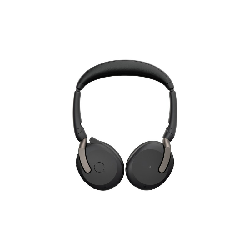 Jabra Evolve2 65 Flex Duo WLC, mit Ladepad, Headset(schwarz, Stereo, UC, USB-A, Link380a)