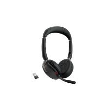 Jabra Evolve2 65 Flex Duo, Headset(schwarz, Stereo, UC, USB-A, Link380a)
