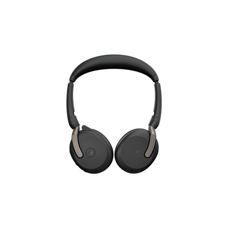 Jabra Evolve2 65 Flex Duo, Headset(schwarz, Stereo, Microsoft Teams, USB-A, Link380a)