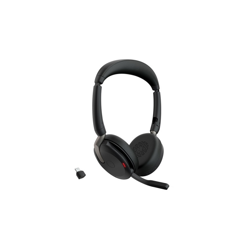 Jabra Evolve2 65 Flex Duo, Headset(schwarz, Stereo, UC, USB-C, Link380c)