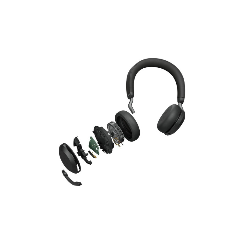 Jabra Evolve2 75, Headset(schwarz, Link380a, MS)
