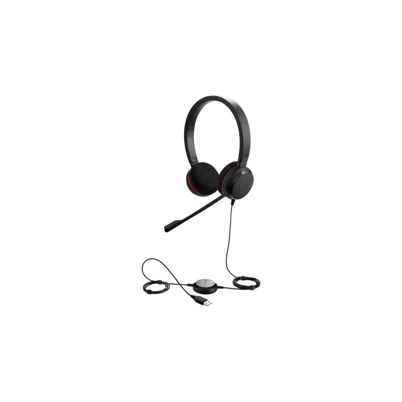 Jabra Evolve 20 MS Stereo, Headset(schwarz)