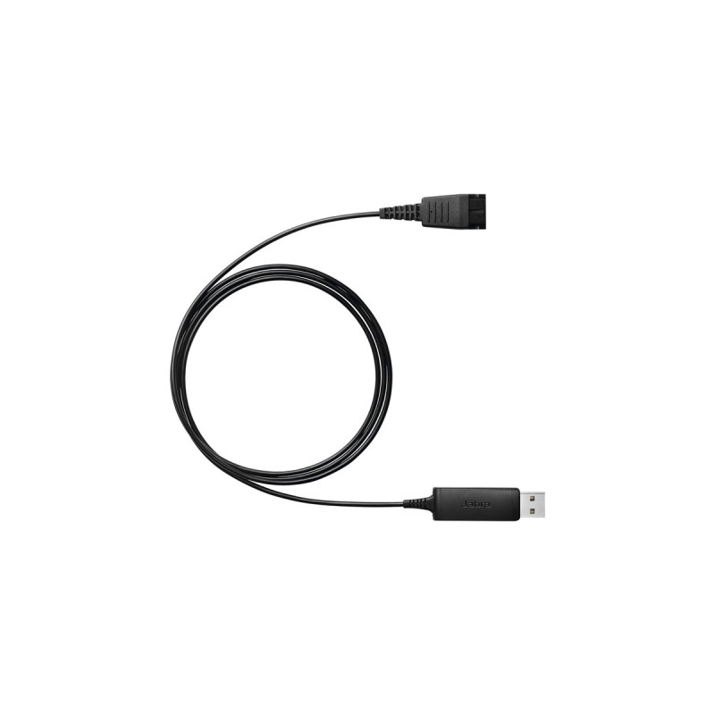 QD Stecker, Kabel(schwarz)