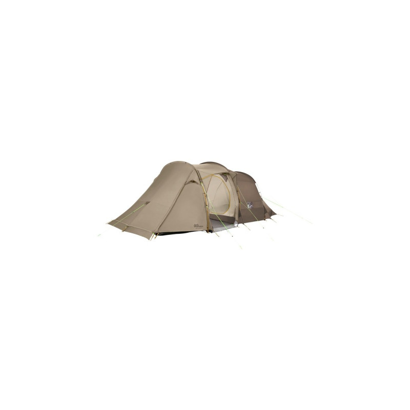 Jack Wolfskin Familien-Tunnelzelt GREAT DIVIDE RT(braun/beige, Modell 2023)