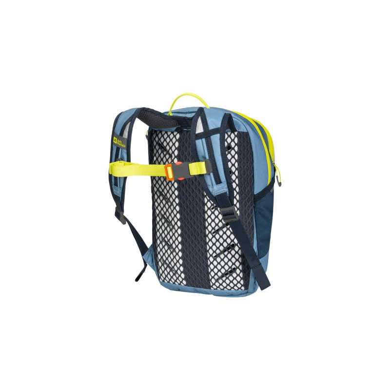 Jack Wolfskin KIDS MOAB JAM, Rucksack(blau/neon-gelb, 12 Liter)