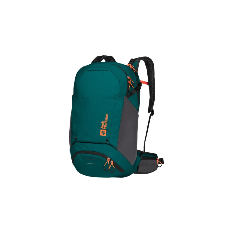 Jack Wolfskin MOAB JAM SHAPE 25, Rucksack(grün/orange, 25 Liter )