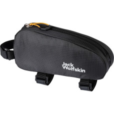 Jack Wolfskin Morobbia Tube Bag, Fahrradkorb/-tasche(schwarz, Oberrohrtasche 0.7 Liter)