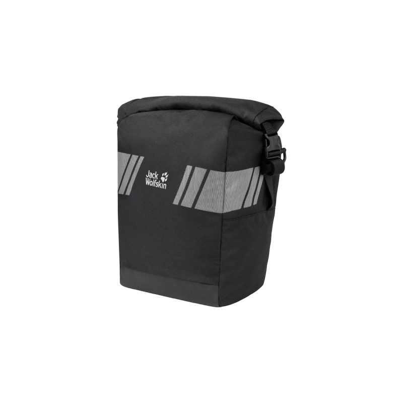 Jack Wolfskin RACK BAG, Fahrradkorb/-tasche(schwarz, 22 Liter)