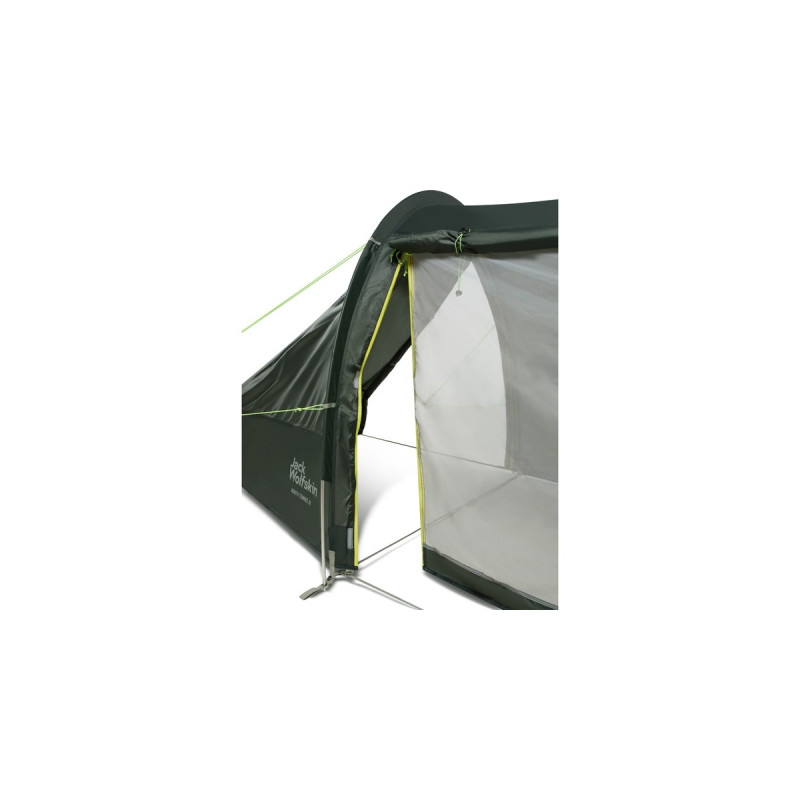 Jack Wolfskin Tunnelzelt NORTH TUNNEL III(dunkelgrün, Modell 2024)