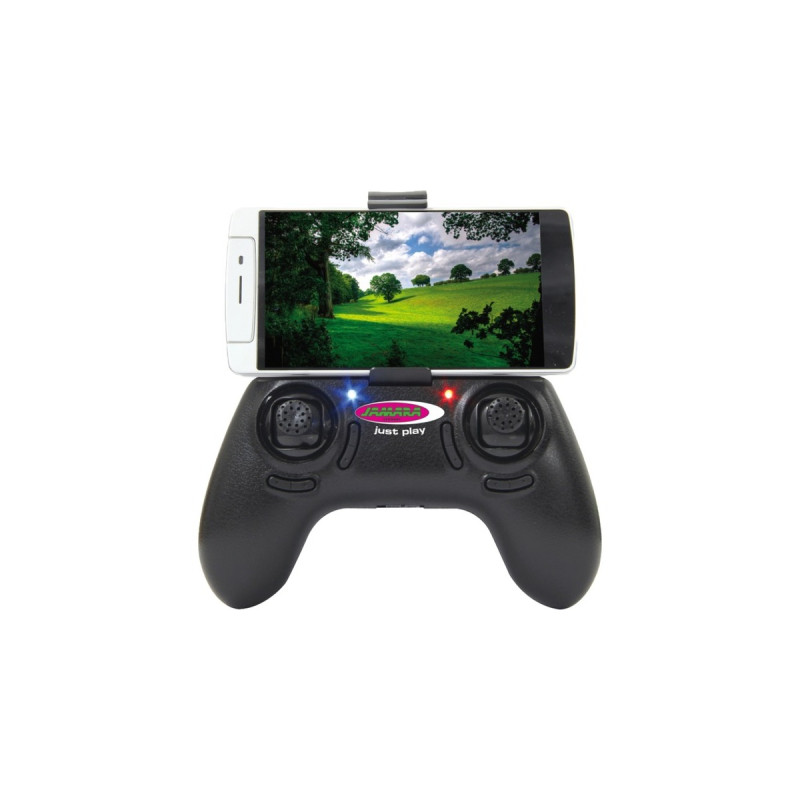 Jamara Angle 120 VR Drone WideAngle Altitude HD FPV WiFi, Drohne(weiß/schwarz)