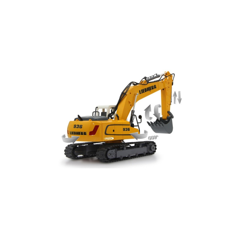 Jamara Bagger Liebherr R936 2,4G, RC(gelb, 1:20)