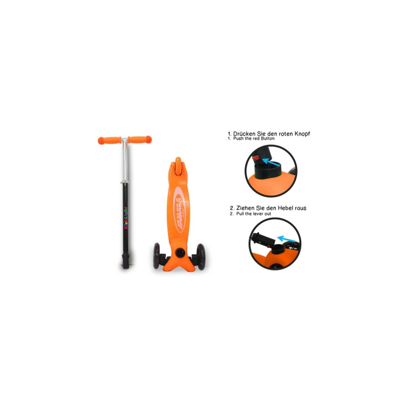 Jamara KickLight, Scooter(orange/schwarz)