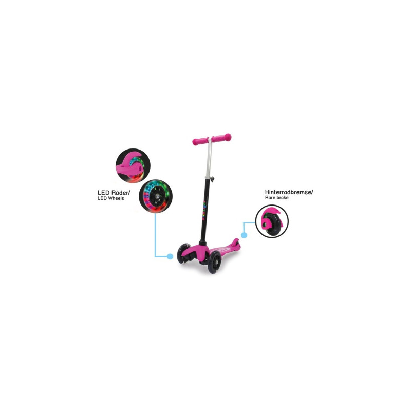 Jamara KickLight, Scooter(pink/schwarz)