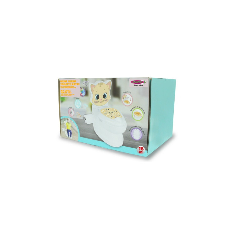 Jamara Meine kleine Toilette Katze, Töpfchen(weiß/mehrfarbig)