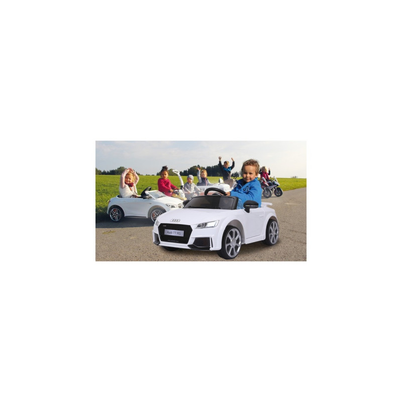 Jamara Ride-on Audi TT RS, Kinderfahrzeug(weiß, 12 V)