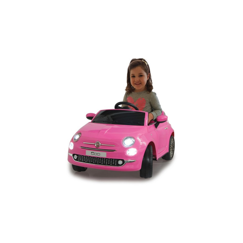 Jamara Ride-on Fiat 500, Kinderfahrzeug(pink, 12 V)