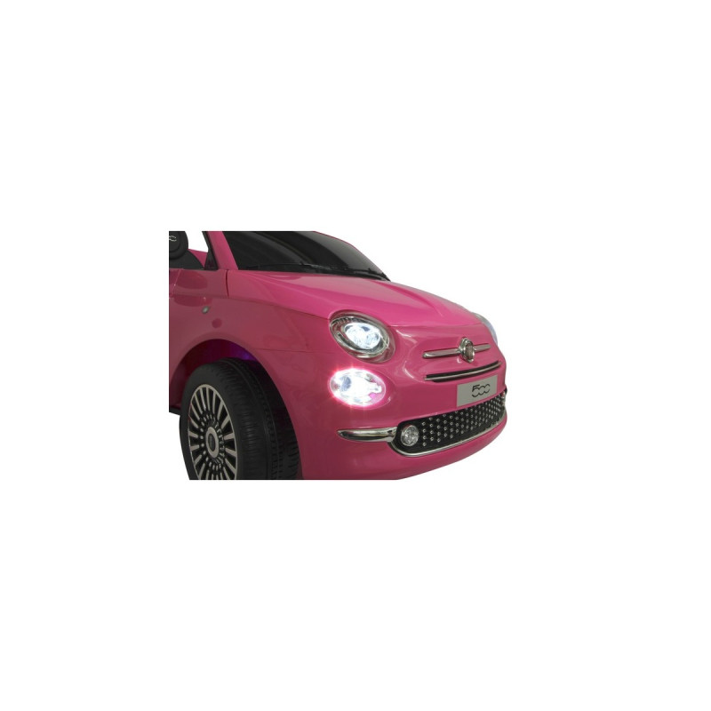 Jamara Ride-on Fiat 500, Kinderfahrzeug(pink, 12 V)
