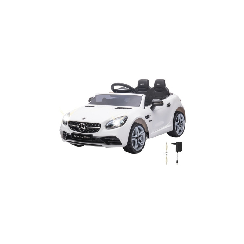Jamara Ride-on Mercedes-Benz SLC, Kinderfahrzeug(weiß, 12V)