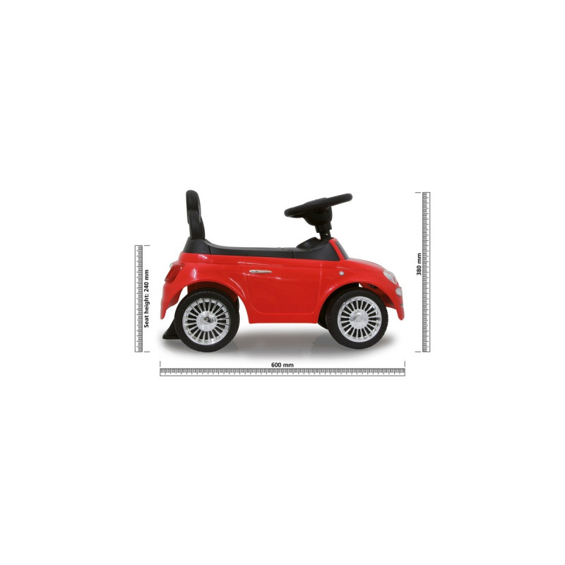 Jamara Rutscher Fiat 500(rot/schwarz)