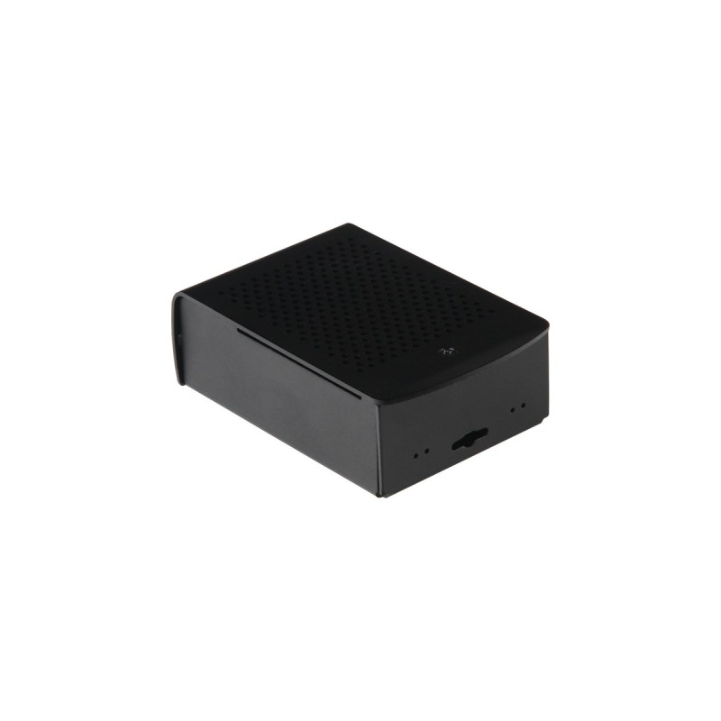 Joy-IT Aluminiumgehäuse für Raspberry Pi 4 B(schwarz, für Raspberry Pi 4 B)