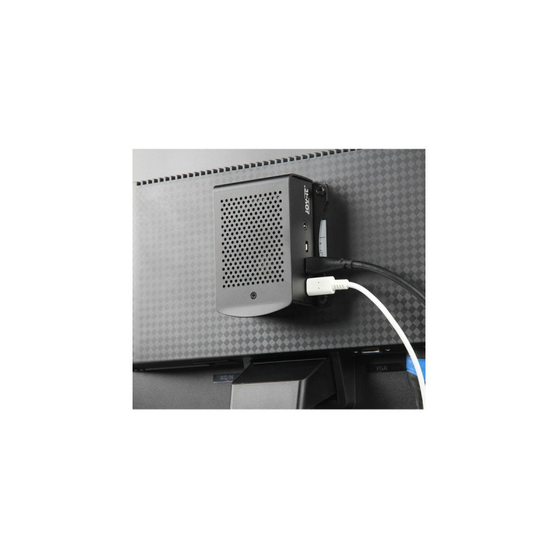 Joy-IT Aluminiumgehäuse für Raspberry Pi 4 B(schwarz, für Raspberry Pi 4 B)