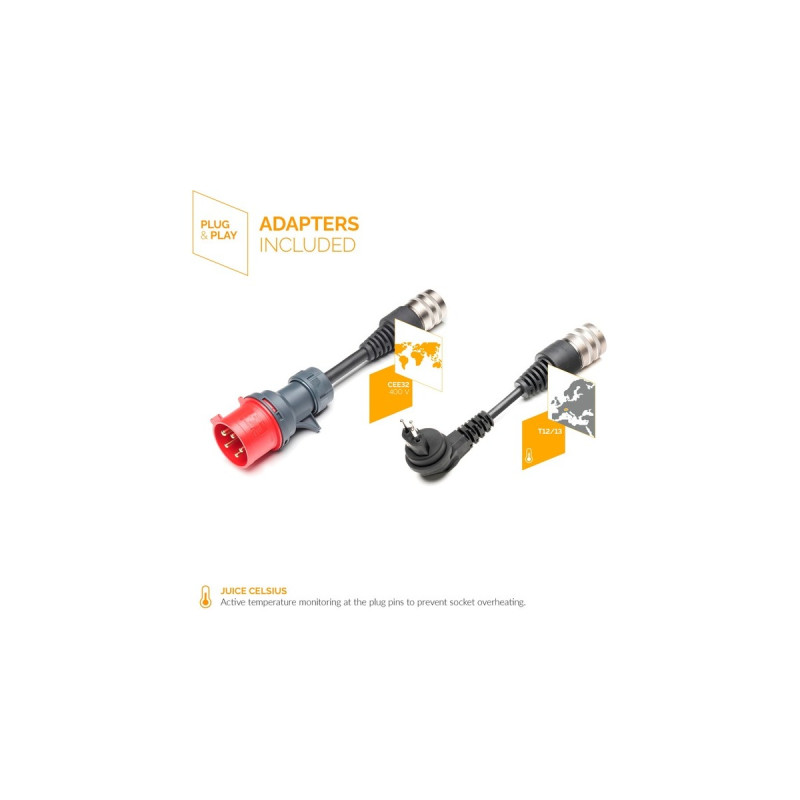 Juice Technology JUICE BOOSTER 2 Swiss Basic Set, Wallbox(anthrazit/schwarz, 1,4 - 22 kW, 3,1 Meter Kabel)