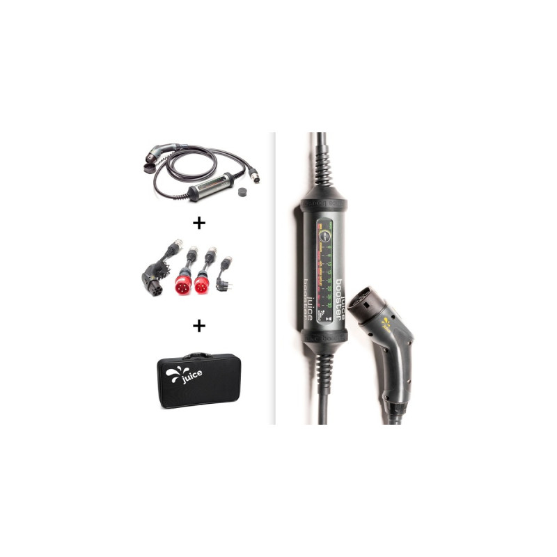 Juice Technology JUICE BOOSTER 2 Traveller Plus EV Set (EU), Wallbox(anthrazit/schwarz, 1,4 - 22 kW, 3,1 Meter Kabel)