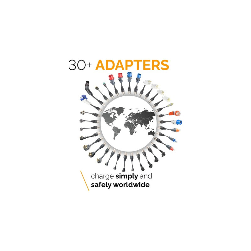 Juice Technology JUICE BOOSTER 2 Traveller Plus EV Set (EU), Wallbox(anthrazit/schwarz, 1,4 - 22 kW, 3,1 Meter Kabel)