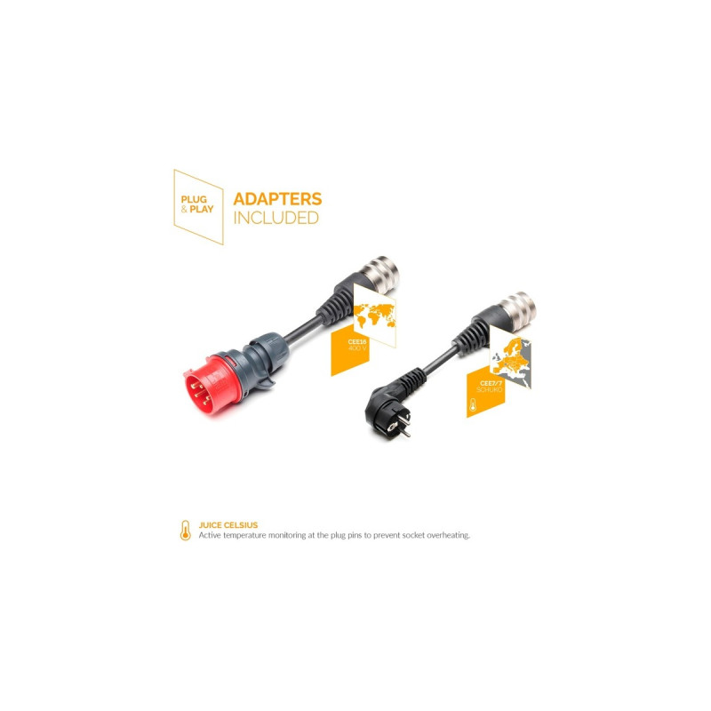 Juice Technology JUICE BOOSTER 3 air Country EU Basic Set, Wallbox(anthrazit/schwarz, 1,4 - 11 kW, 3,1 Meter Kabel)